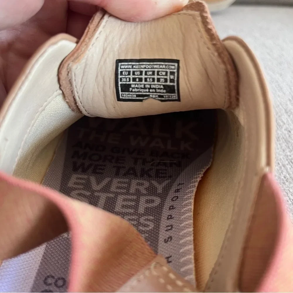KEEN Lorelai II Slip-On Tan/Brick Dust Casual Shoes Size 8